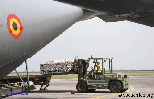 C-130H Belge partipant à l'opération Serval