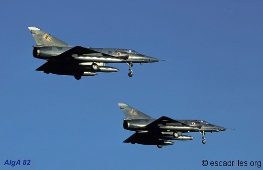 Deux IIIR en finale de la BA-128 en 1982