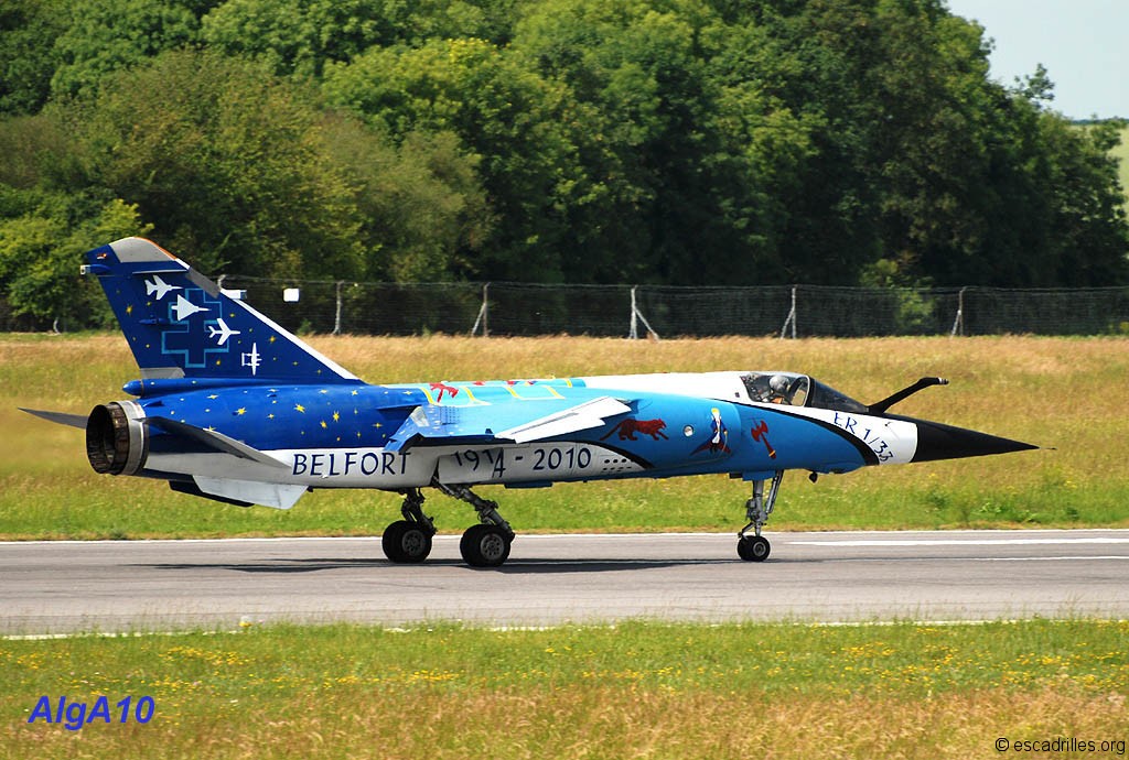 Le F1-CR spécial du Belfort, de retour de son vol le 22 juin