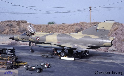 Mirage IIIC vu en 1983