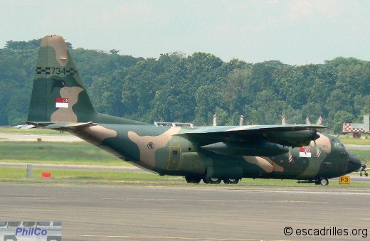 KC-130H du 122 Sqn de Paya Lebar