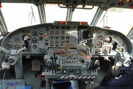 Le vaste cockpit de l'Atlantique