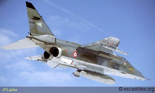 Jaguar du 1/7 vu en vol