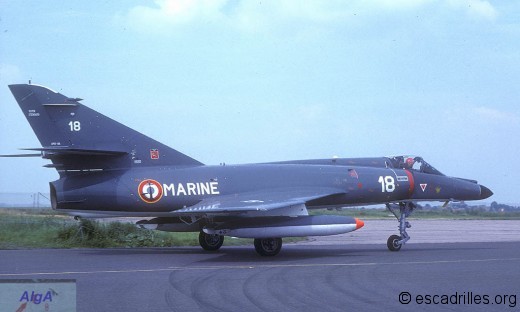 Super Etendard de la 11F vu en 1979