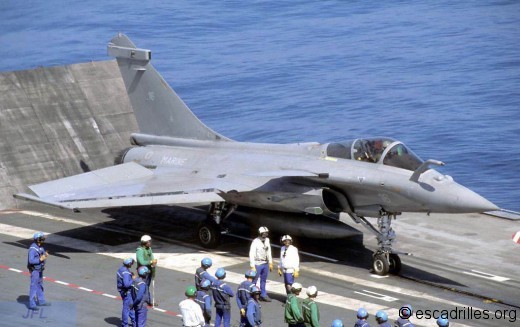 Rafale F3 vu en 2010 sur le CdG