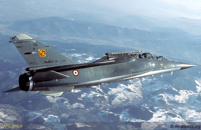 F-1B du 1/30 Alsace en vol