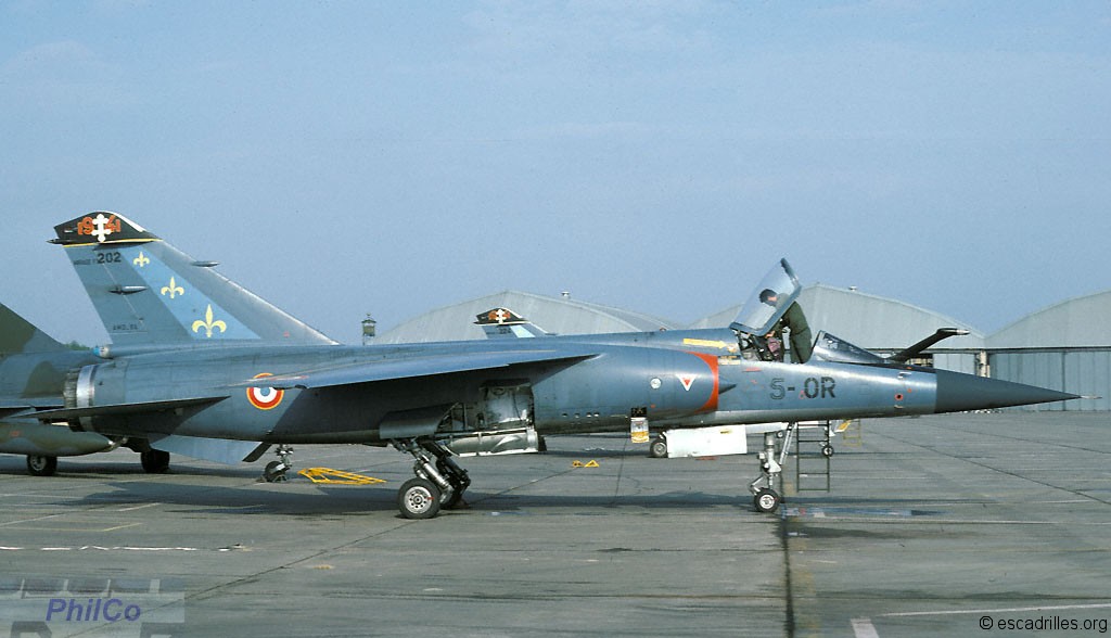 Mirage F-1C 200 du 2/5 vu en 1978