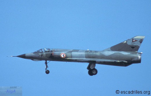 Mirage IIIE en lisse en 1984