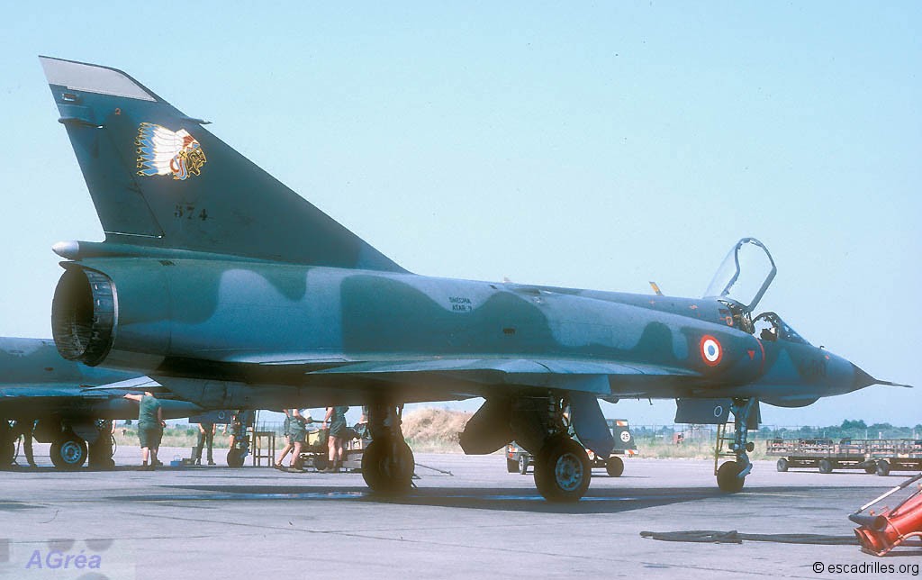 Mirage IIIE du 2/4 en 1986