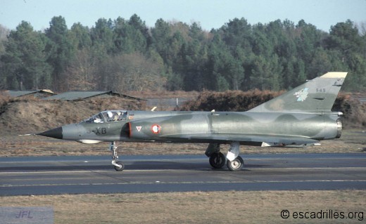 Mirage IIIE du 3/3 en 1990