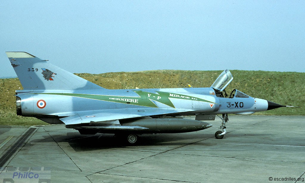 Mirage IIIE 3-XO spécial "dernière VP" en 1993