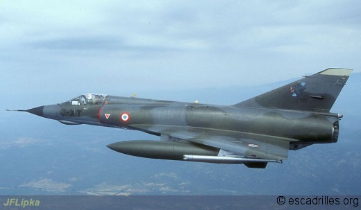 Mirage IIIE du 3/3 en vol