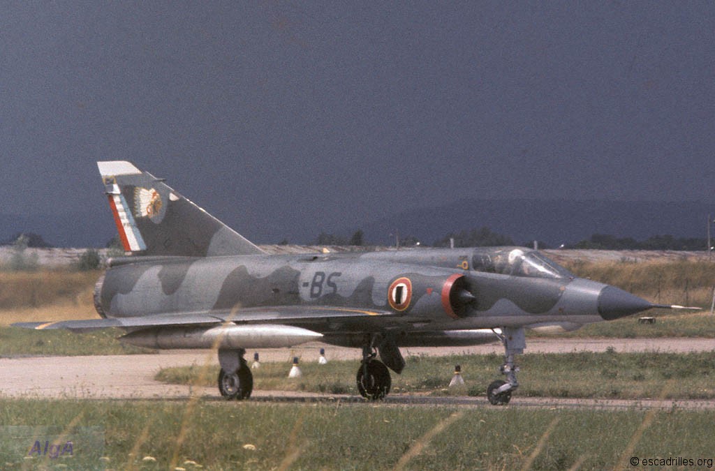 Mirage IIIE en configuration légère, en 1973