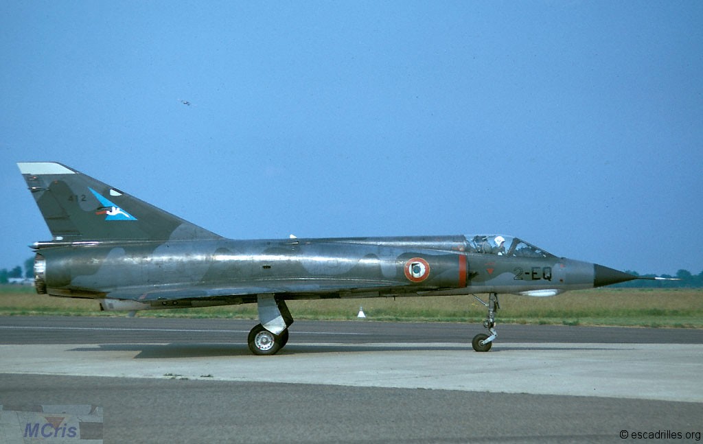 Mirage IIIE du 1/2 vu en 1974