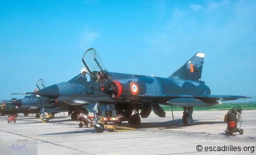 Mirage IIIE du 3/2 vu en 1979 au Tiger Meet de Cambrai