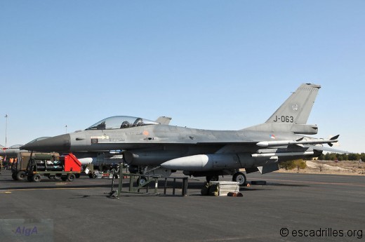 Un des quatre F-16AM de Volkel