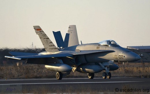 F-18A (M) de l'Ala 15 espagnole