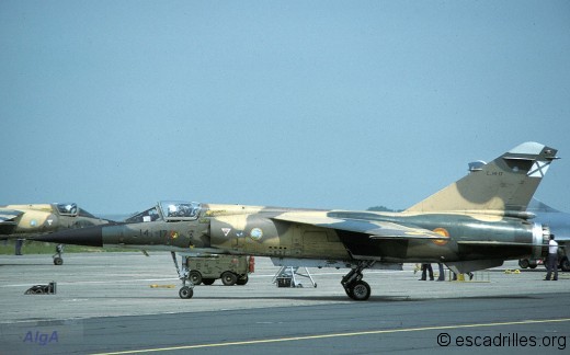 F-1CE 141-17 au retour de la mission à Cambrai en 1986