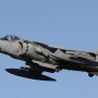 Harrier AV-8B+ au décollage le 8 février