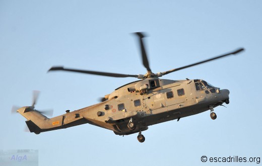 Merlin de la Marine venu à Albacete