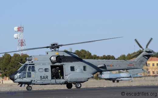 Super Puma 803-13 de la Force Aérienne Espagnole