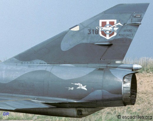 Mouette sur Mirage IIIR