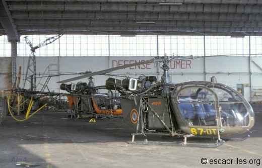 "Pyrénées" sur Alouette II