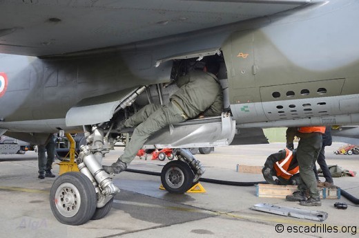 Quand tout va bien, la maintenance se fait en piste