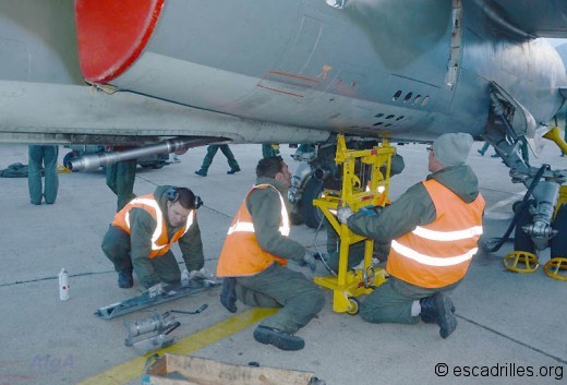 Remplacement d'un canon DEFA 553