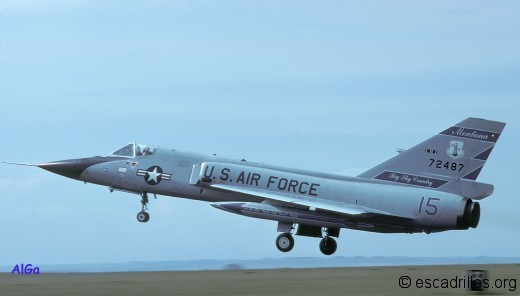 F-106A du 186è FIS en 1980