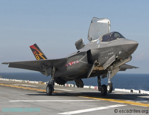 Le F-35B (Marines, Royal Navy, Marina), un STOVL