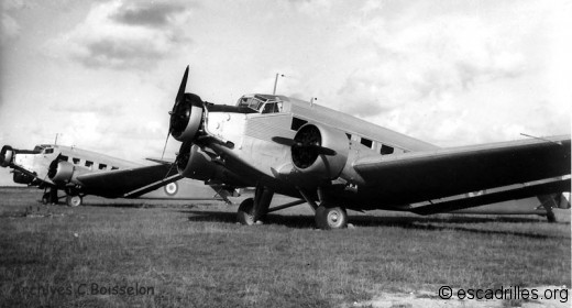 Junkers 52 du GT III/15 Maine en 1945-46