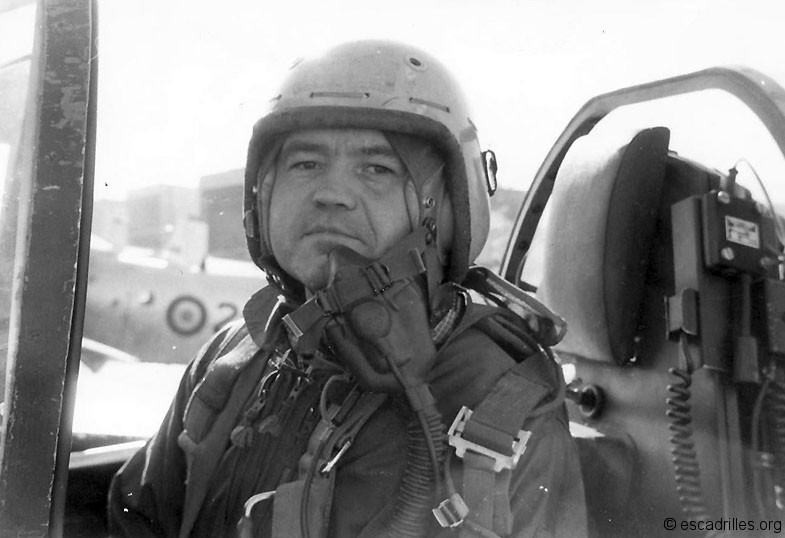 Jean Merlet fut aussi commandant d'escadrille au 1/20, sur Skyraider