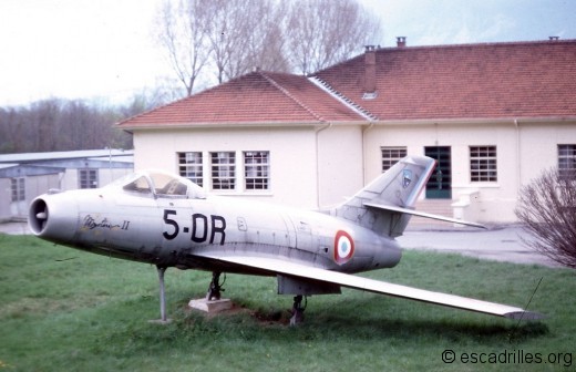 Mystère IIC vu à la base du Bourget-du-Lac