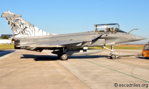 La 11F met un tigre sur son Rafale