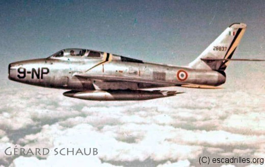 A compter de juillet 1956, la Neuf va être supersonique (en léger piqué)