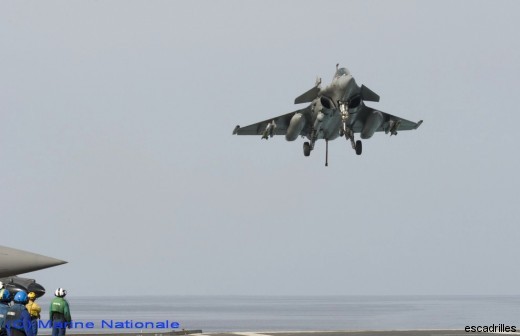 Le 19 s'apprête à apponter sur le Charles De Gaulle, le 25 février