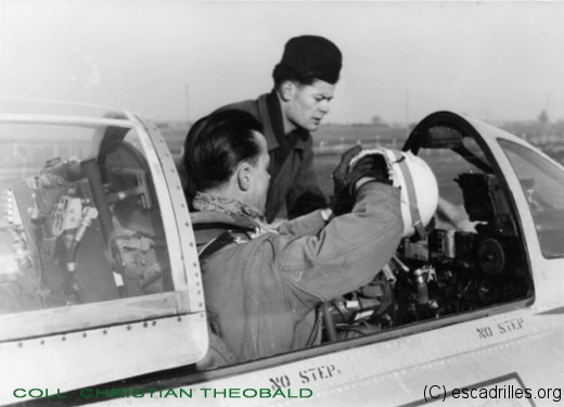 Pilote, mécanicien, et un Thunderjet à Lahr