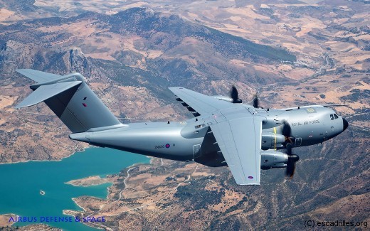 La RAF terminera 2015 avec 8 ou 9 A400M