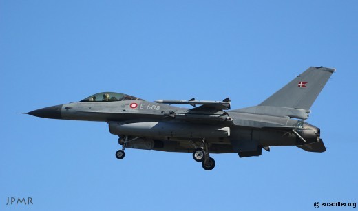 Actuellement en France pour exercices, des F-16 danois