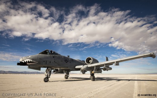 Not stuck U.S. Air Force Lt. Col. Ryan Haden, 74th Fighter Squadron commander, prepares for takeoff in an A-10C Thunderbolt II, Dec. 3, 2014, at the White Sands Missile Range, N.M. The A-10 is currently the only Air Force fighter aircraft capable of desert landing and takeoff. (U.S. Air Force Photo by Airman 1st Class Ryan Callaghan/Released)