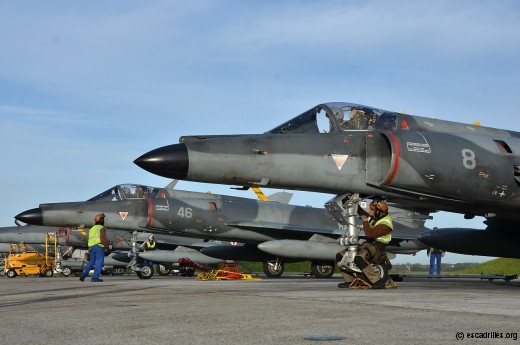 Cinq Super Etendard ont rejoint la base bretonne le 16 mars