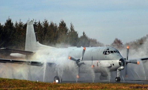 Une bonne douche avant un repos bien mérité pour le 28, aux couleurs de la 23F