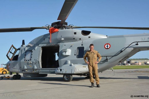 Le capitaine de corvette Boursicot a relevé le défi de la montée en puissance de la 31F-Caïman