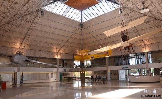 Le magnifique hall d'entrée du RNAF Museum de Wigram