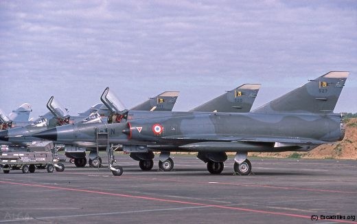 Précurseurs des Couteau Delta, les Couteaux Charlie (ici à Mont-de-Marsan en juin 1991)